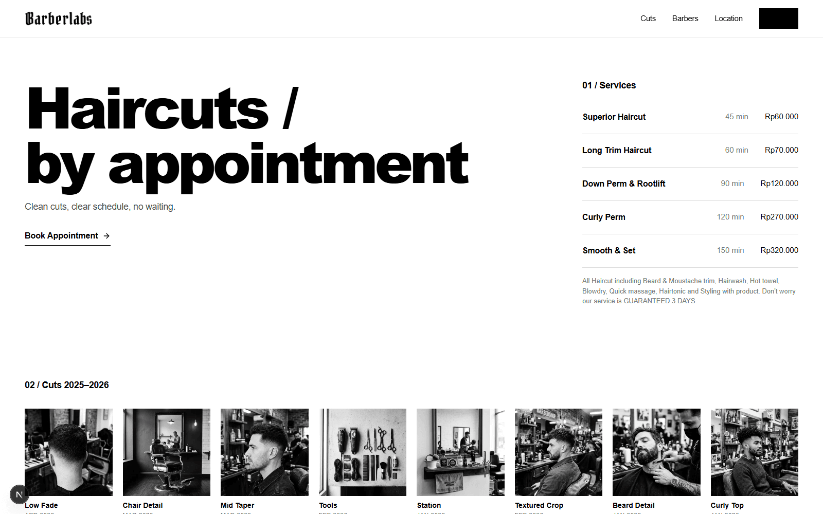 Barber Labs project