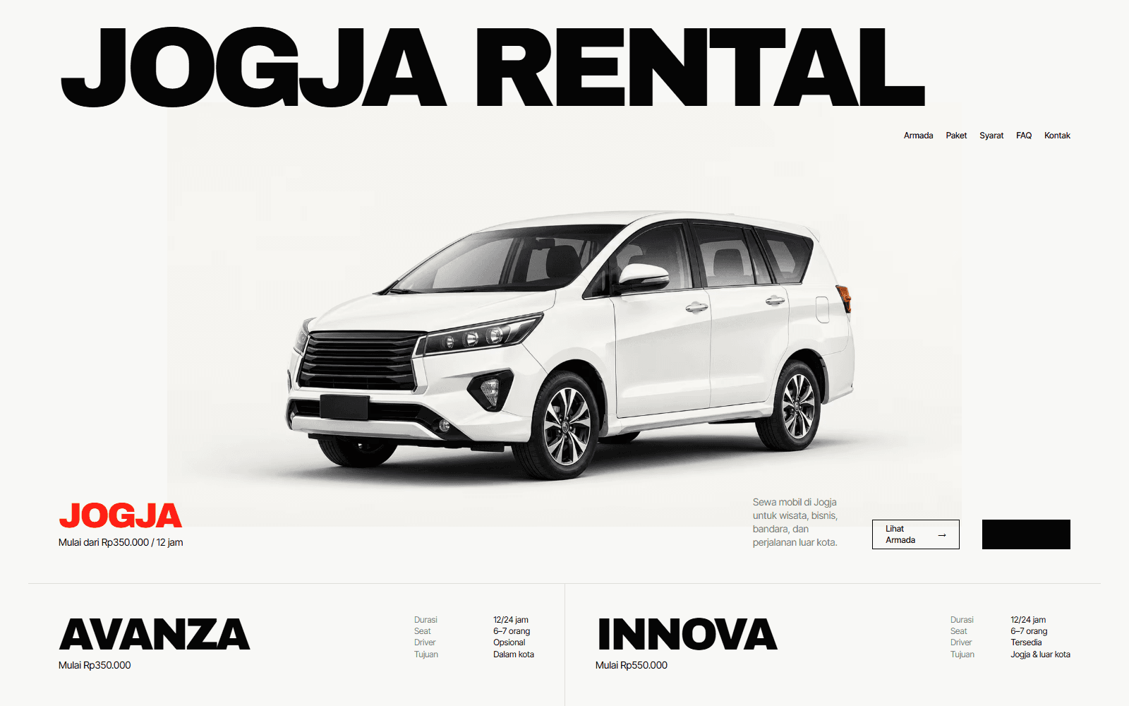 Jogja Rental cover